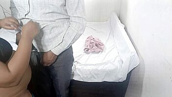 fucked friend's chubby teen tight pussy hard on bed