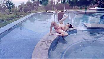 jenna j ross pinches her hard nipples while fingering to intense cum