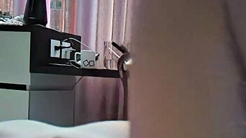 cute japanese college girl's ponytail legs and small tits tease