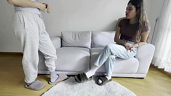 hot latina neighbor girl adult now ready for sensual pussy licking scissoring