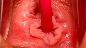 close-up filming of pink pussy masturbation leading to explosive orgasm