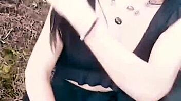 petite latina bends over for stranger's outdoor doggy in public thrill