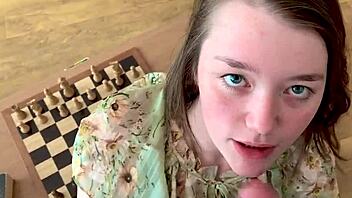 your teen gf cheats hard with chubby neighbor's big cock