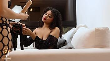 first strap-on try? teach me diana marquez! 👩‍❤️‍💋‍👩🔥🍆