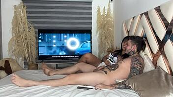 hey girlfriend's best friend sucks my huge cock so good