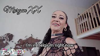 damn brazilian milf morgan takes extreme anal fisting cumswallow