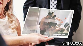 karina king's naughty office fling with george