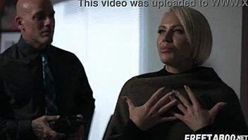 Hot Blonde MILF Fucked Hard in Real Photoshoot Full Movie Creampie