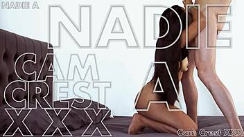 cam crest blasts cum on nadie's sweet ass 🍑💦😏