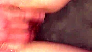 neighbors' skinny wife sneaks smoky shower suck while flashing wet beaver