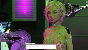 redhead shaves and rides toy on holiday midnight