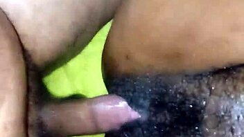 oily ebony milf's wet pussy drips with orgasm