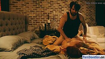 gorgeous TANA LEA SUCKS BIG COCK deepthroat then FUCKS hard with tattoos everywhere