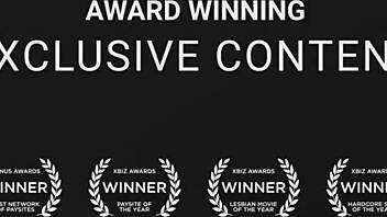 blonde gamer babes scissor and lick to sensual lesbian orgasm