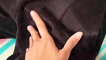 hey, my hot latina cousin sucks my monster cock while family chills downstairs