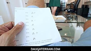 angel youngs and avery moons compete for stepdad's deepthroat attention