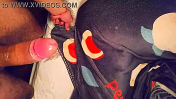 depraved man sneaks into bedroom jerks off watching her sleep then creampies morning pussy