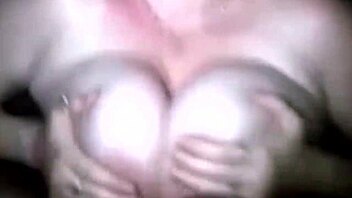 milf wife with huge natural tits gets homemade tittyfuck pounding