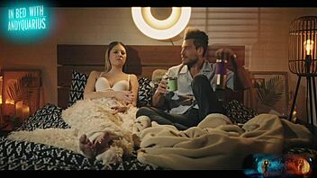 Chilling in bed with Italian star Rebecca Volpetti