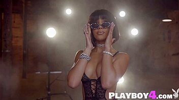 precious milan lingerie tease reveals body