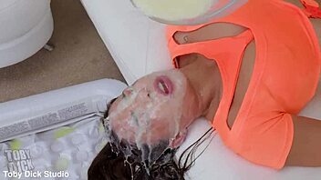 i can't believe how brutal this anal gaping and face fucking gets with all the spitting and choking