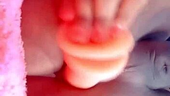 Oh damn hot tanned trans asshole stretched wide craving more anal toys