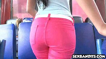 gorgeous latina teen's round ass pounded doggystyle