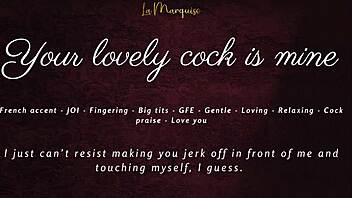 French accent GFE JOI claims your throbbing cock completely