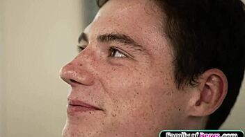 milf deepthroats huge cock rewards young lover passionately