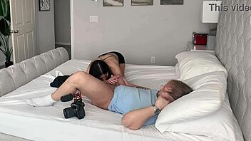 chained alexa gives sloppy deepthroat bts before hot chained fuck