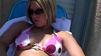 i lotion up my body outdoors in the warm sunshine paige style