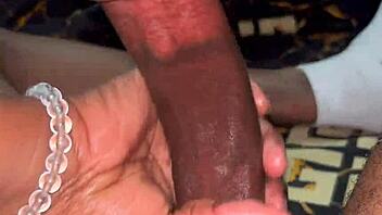 bbc massage turns into oily handjob on monster cock part 2