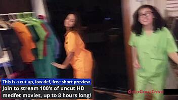 tampa uni nurse sheila daniels spreads ass in fetish exam