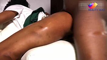 That ebony babe with juicy ass rides teacher's monster cock for top grades