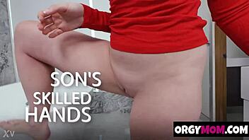 Hot MILF Strips Naked for Group Orgy with Big Tits and Monster Cock