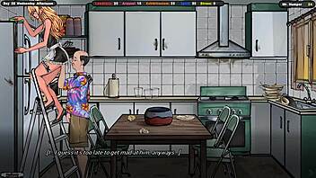 Landlord sniffs tenant's panties and shoes