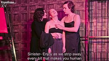 Succubus Lures Victim Into Cage For LESBIAN PUSSY LICKING BONDAGE Bliss