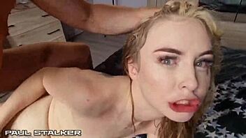 Insane double anal orgy with milk spew gaping rimjobs and face slaps
