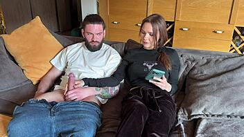 jealous wife aroused by ai bot rides to cum on big ass