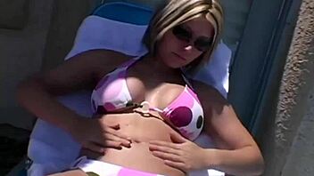 i lotion up my body outdoors in the warm sunshine paige style