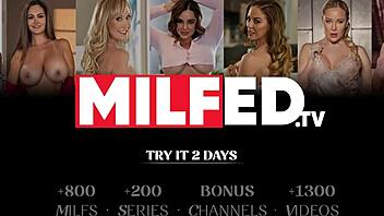 cumming all over hot milf mommy's big tits