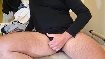 straight guy screams pleasure first anal toy masturbation explosion