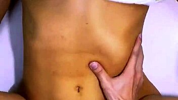 cheating teen girlfriend and friend laugh kiss in kitchen creampie fun