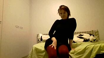 Blonde Webcam Amateur Strips Teasingly and Touches Herself Sensually