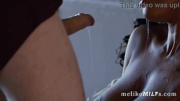 Sexy Black August Skye Swallows Tommy Pistol Deep In Wet Cunt