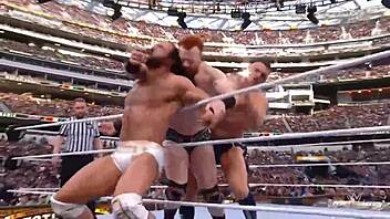 gunther sheamus drew mcintyre battle intercontinental title wrestlemania 39 chaos