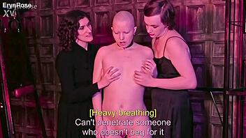 Succubus Lures Victim Into Cage For LESBIAN PUSSY LICKING BONDAGE Bliss