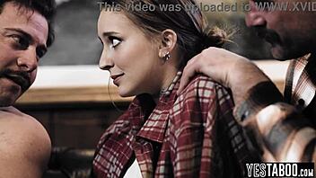 petite big ass teen thrills in emotional neighbors threesome ecstasy