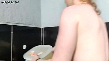 BBW Women in Heels Seduce Friend for Kitchen Orgy Big Cock Creampie