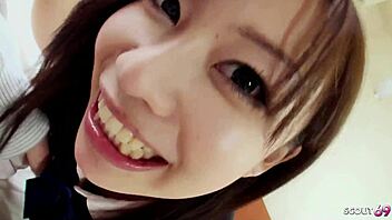 my petite bushy pussy gets deflowered uncensored by older guy's creampie pounding